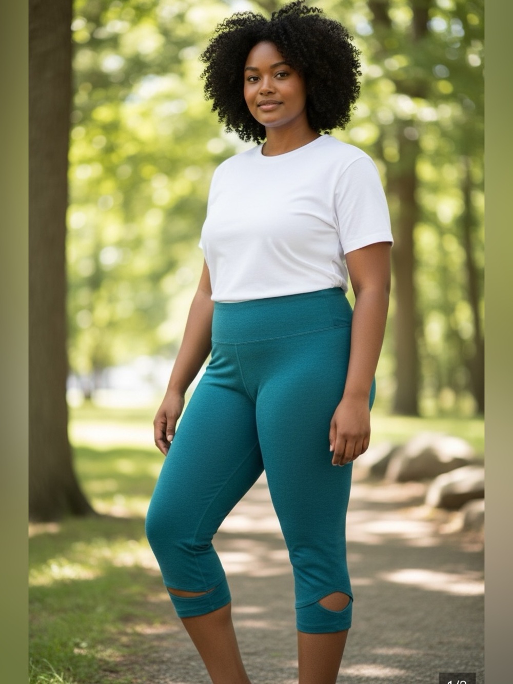 🫶🏻 Xersion High Rise Fitted Capris